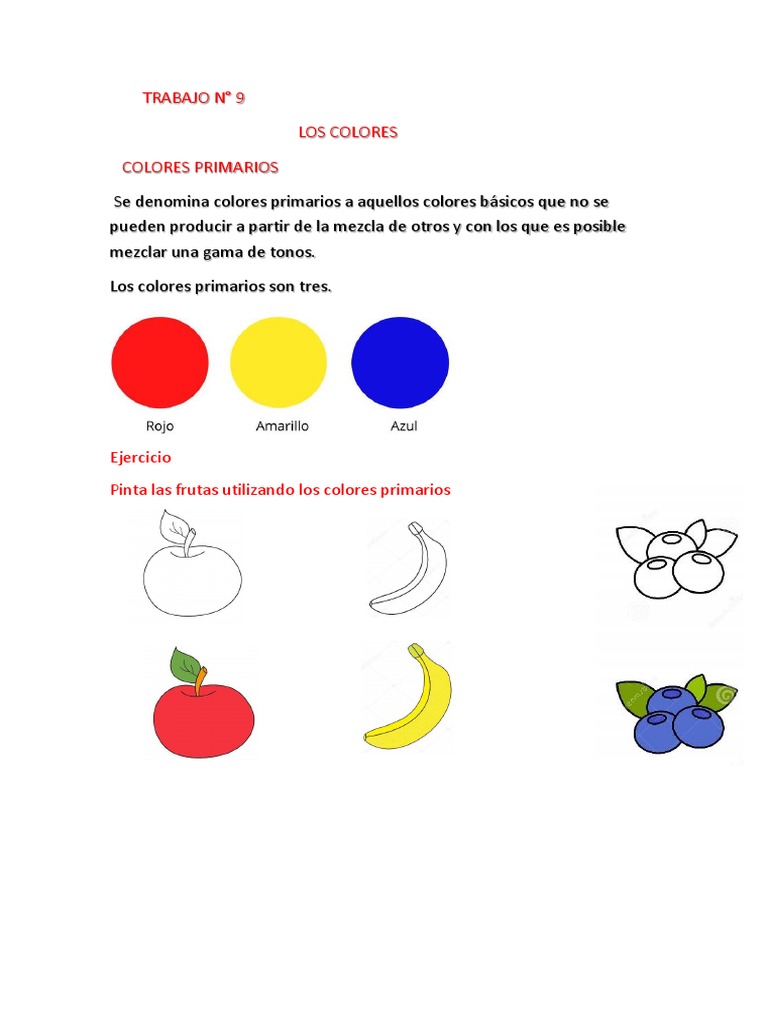 Los Colores PDF