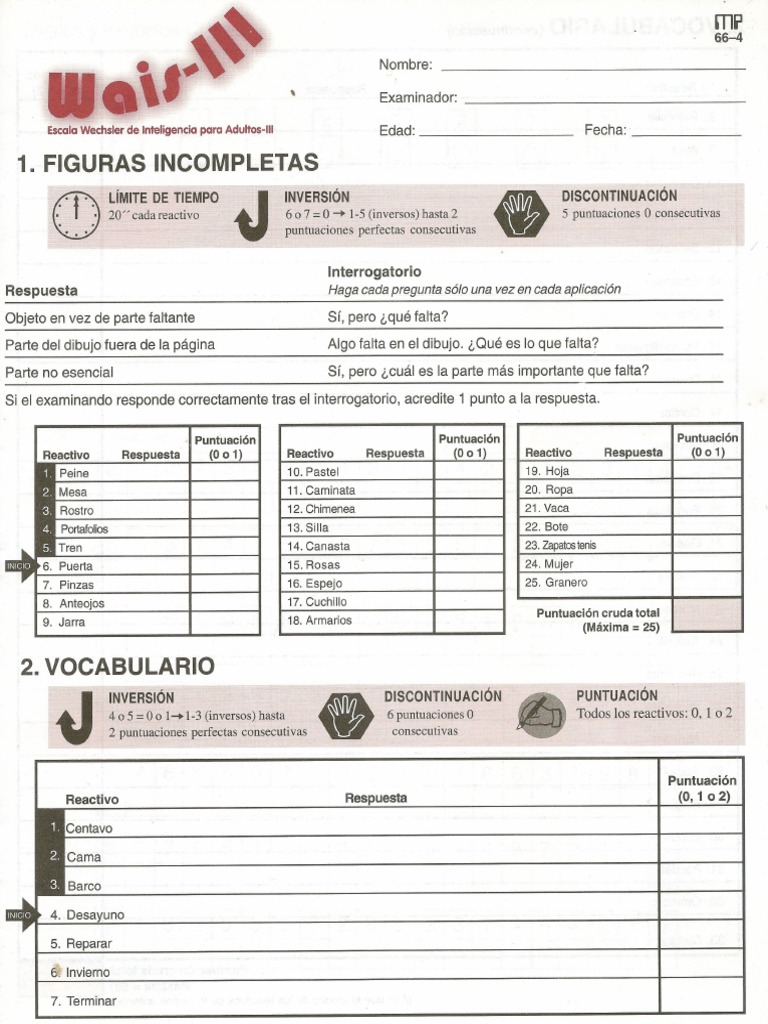 Protocolo Wais | PDF