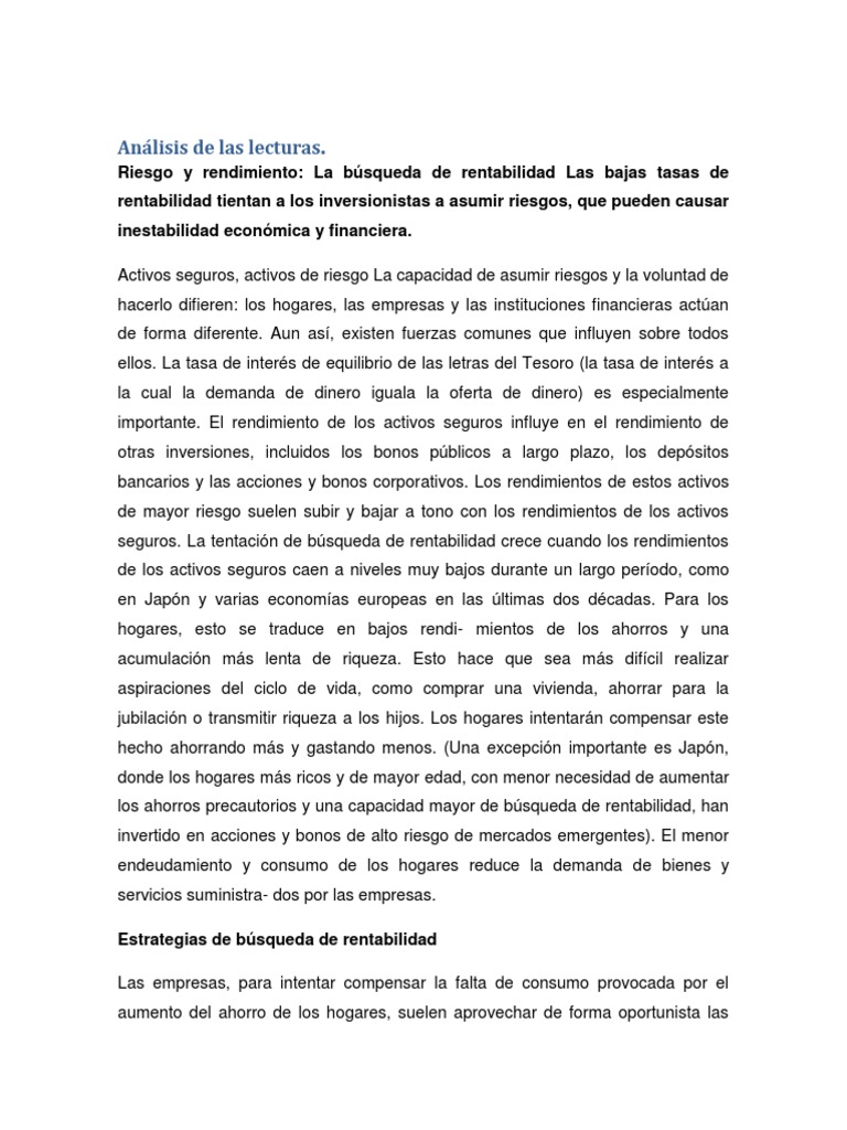 Riesgo y Rendimiento en Inversiones | PDF | Modelo de fijación de ...