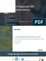 Implementasi Penggunaan ASIK Untuk Pencatatan Imunisasi WUS