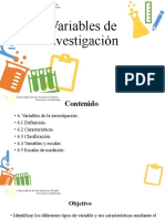 Variables de Investigación