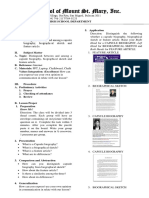 Lp7 Distinguish Between and Among A Capsule Biography, Biographical Sketch and Feature Article