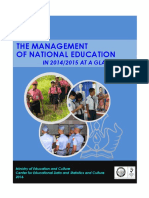 The Management: of National Education