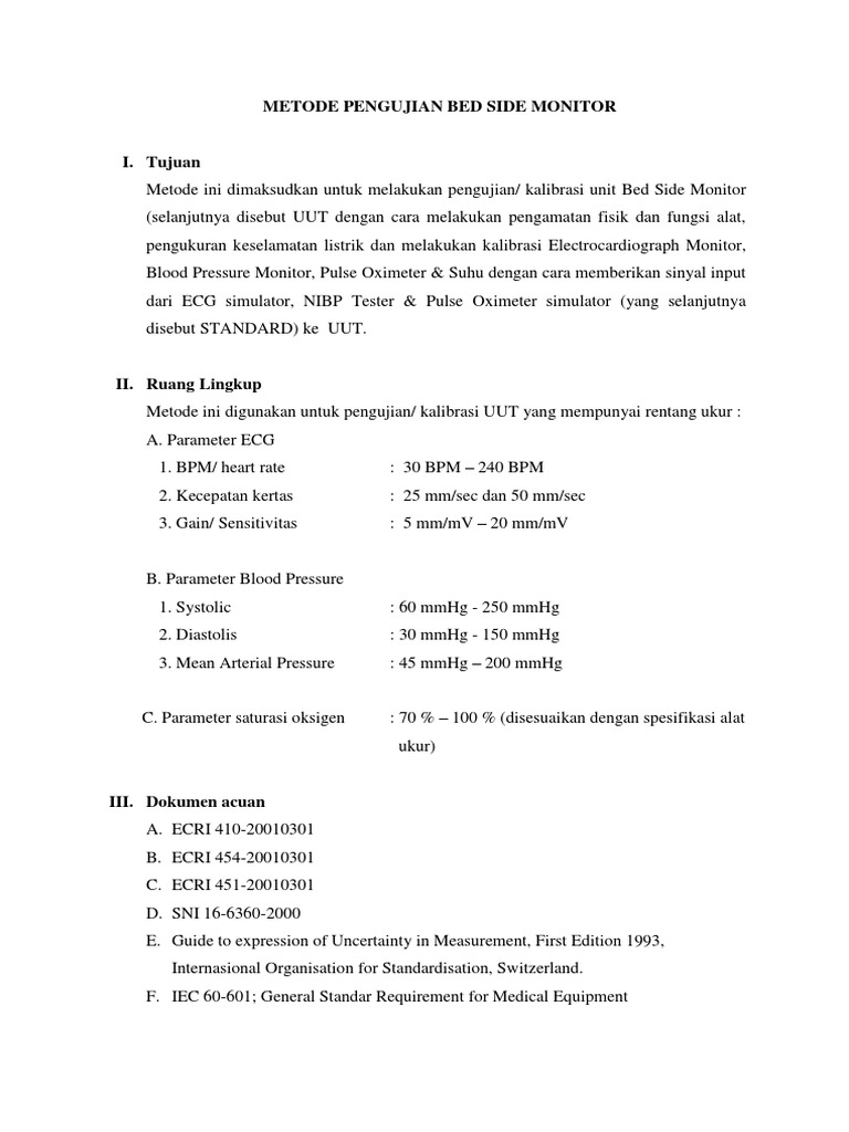 MK Bed Side Monitor | PDF