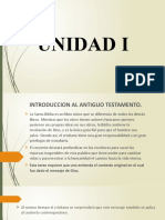 Antiguo Testamento I Unidad I