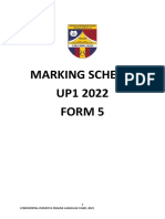 Marking Scheme Up1 F5