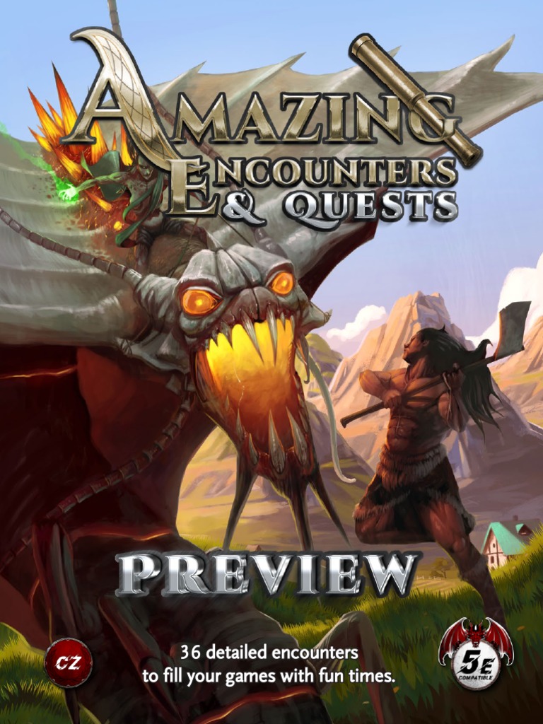 Amazing Encounters Quests Preview | PDF | Werewolves