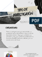 Tipos de Investigación