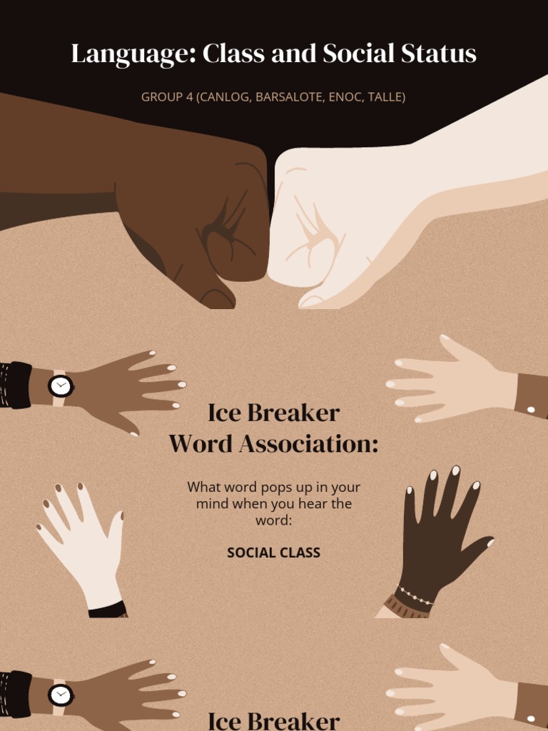 Language and Social Class PDF Dialect Accent (Sociolinguistics)