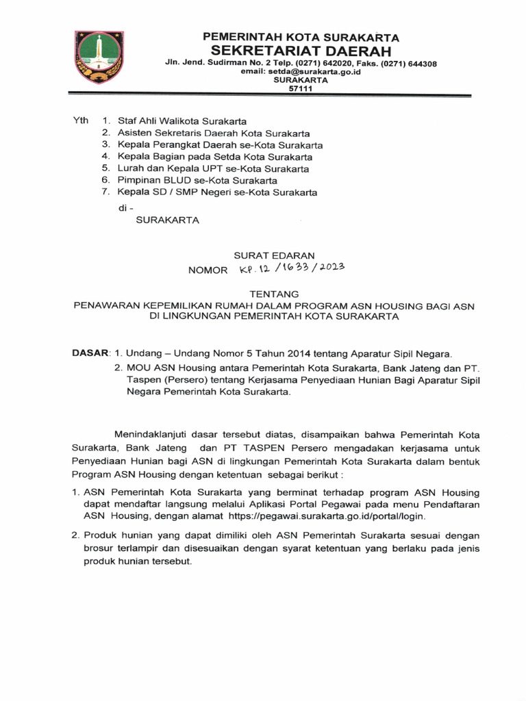 Se Penawaran Program Asn Housing TH 2023 PDF