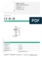 Pepper+Fuchs Ultrasonic Sensor UB500-18GM75-E23-V15