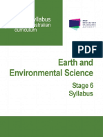 Earth and Environmental Science Stage 6 Syllabus 2017
