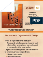 Managing Organizational Design