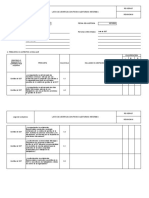 RE-SER-027 Lista de Verificación para Auditorías