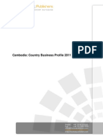 Cambodia Country Business Profile 2009