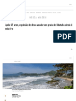 Após 65 Anos, Explosão de Disco Voador em Praia de Ubatuba Ainda É Mistério - 28 - 12 - 2022 - UOL Nossa