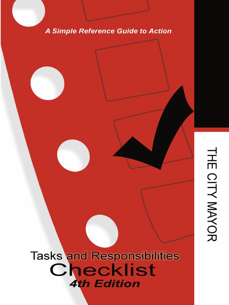 City Mayor Tasks & Responsibilities PDF Taxes Employment