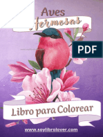 Libro Aves Hermosas para Colorear