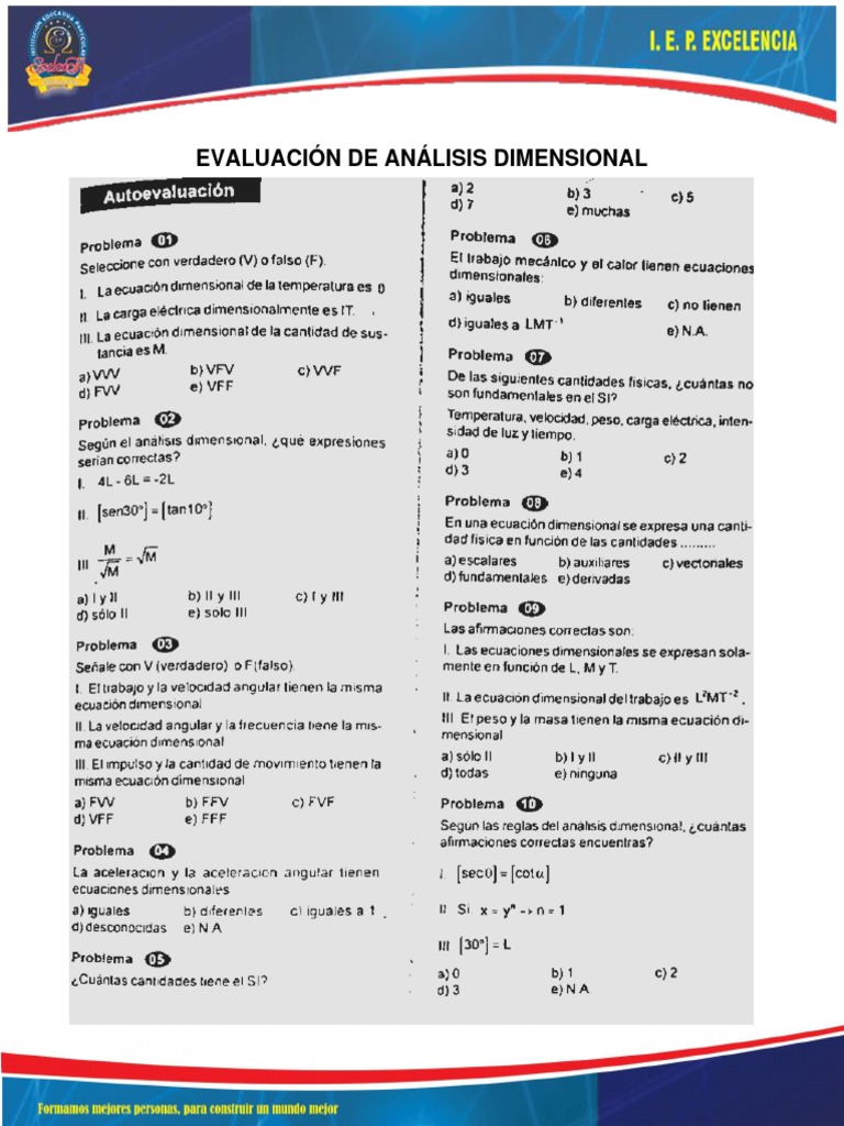 Analisis Dimensional PDF