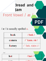 Unit 6 Bread and Jam Front Vowel Æ