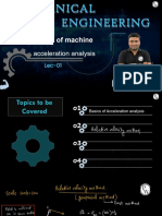 Acceleration Analysis 01 - Class Notes