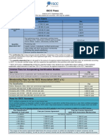 ISCC Fee Structure Valid From 01.09.22