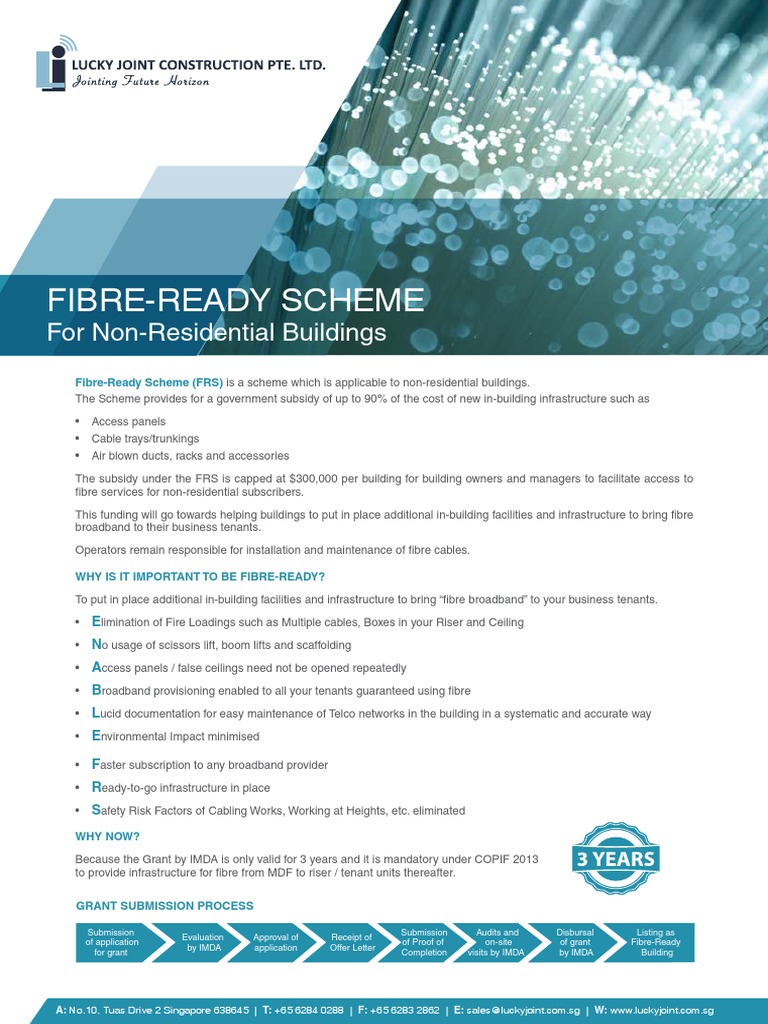 Fibre-Ready Scheme for Non-Residential Buildings | PDF ...