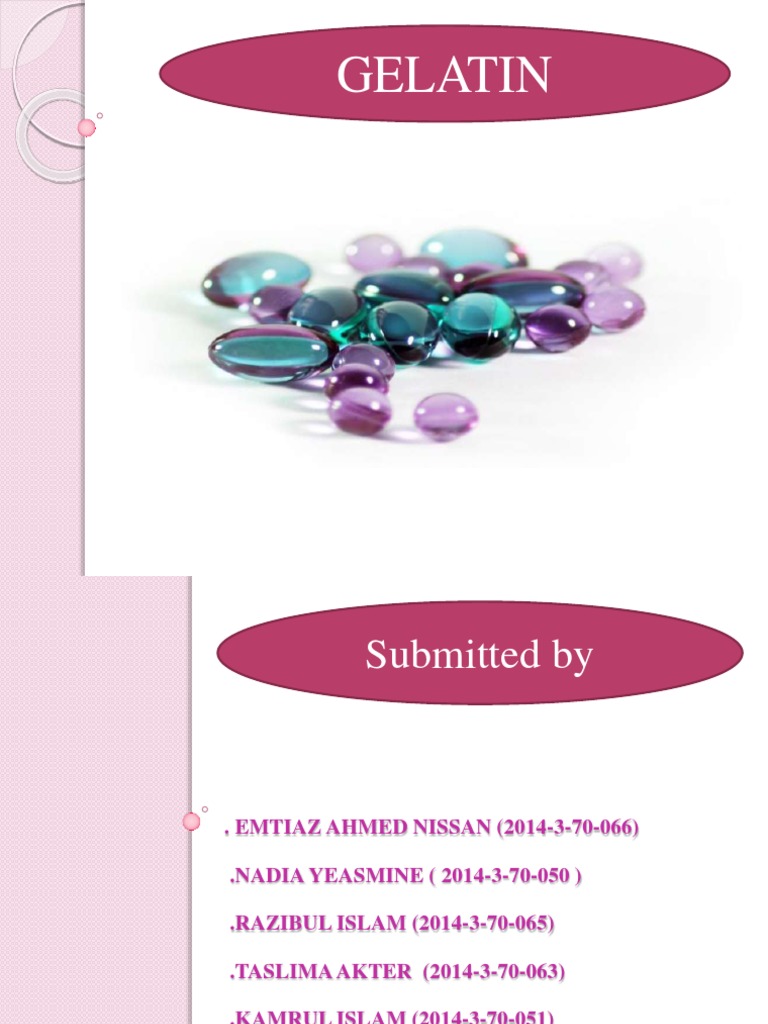 Gelatin 160514183043 PDF Gelatin Chemistry