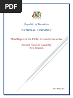 Third Report of The Public Accounts Committee