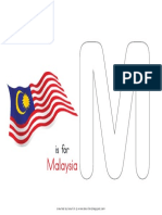 1.8c Worksheet - M is for Malaysia