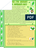 Saint Patricks Day Reading Reading Comprehension Exercises