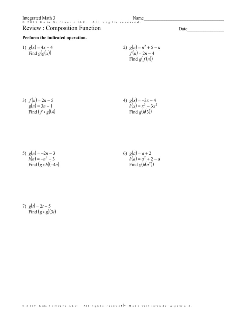 Review Composition Function 2018 | PDF