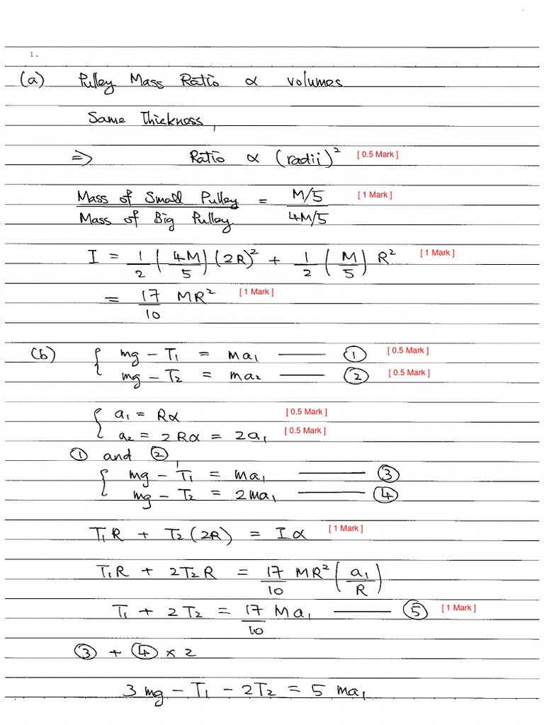 APhO Team Selection Test 2 Marking | PDF | Applied Mathematics ...