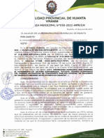 ORDENANZA MUNICIPAL #058-MPH Sobre El Estudio Técnico PDF