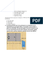 1) The Following Data Related To An Orthogonal Cutting Process