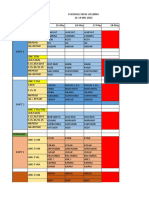 Schedule Kerja