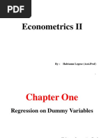 Econometrics 2