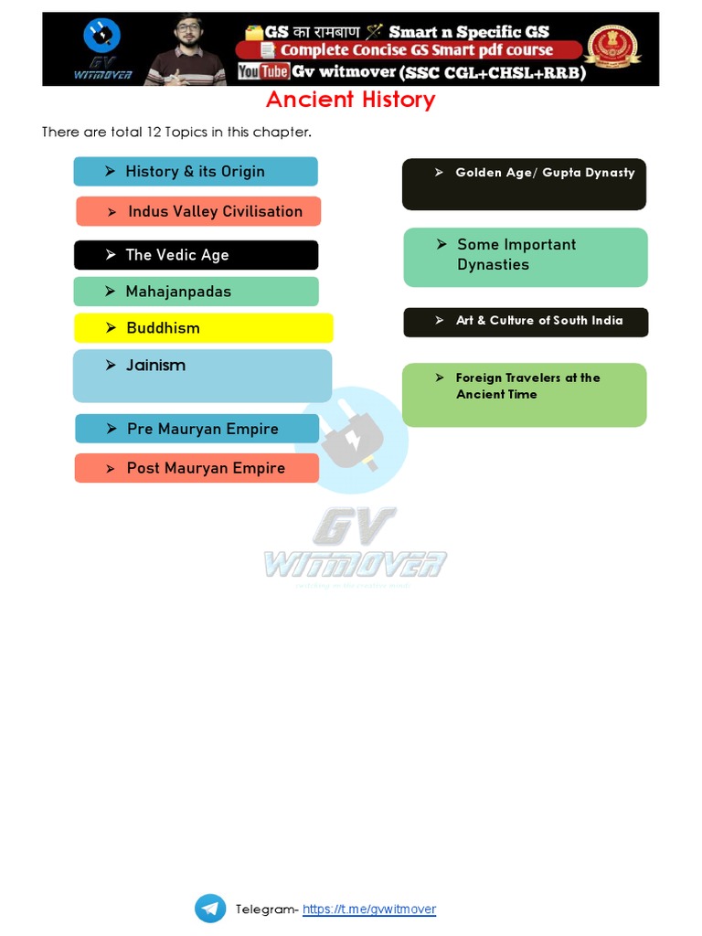 Ancient History Overview and Insights | PDF | Vedas | Ashoka