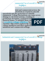 1000kVA Voltage Stabilizer