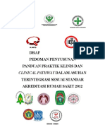 Pedoman Penyusunan PPK & CP DLM Asuhan Terintegrasi Sesuai Standr Akred RS 2012