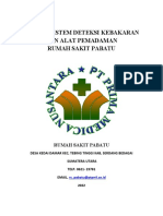 Daftar Sistem Deteksi Kebakaran Dan Alat Pemadaman