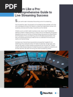 NewTek Ebook - Stream Like A Pro A - Comprehensive Guide To Live Streaming Success