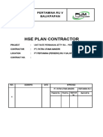 01.HSE Plan-Unit Rate Pekerjaan Perbaikan Dermaga Jetty RU V Balikpapan
