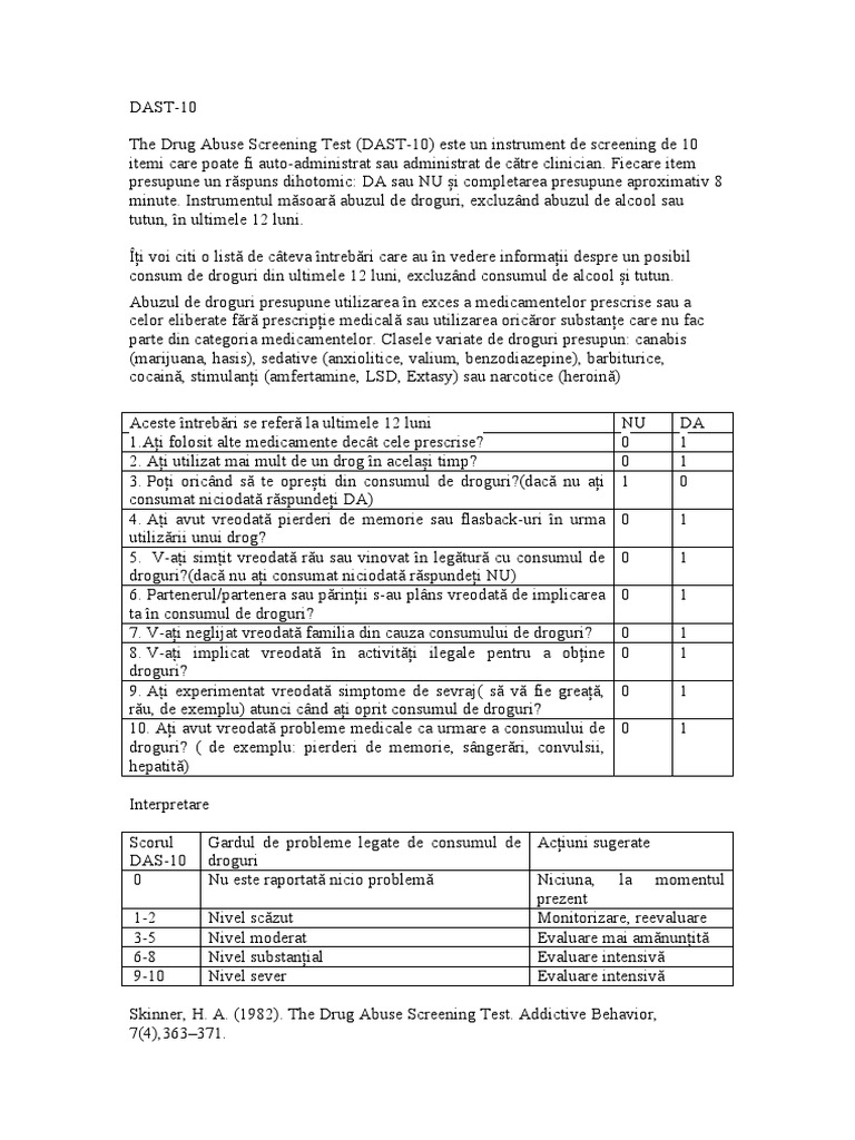Dast - 10 | PDF
