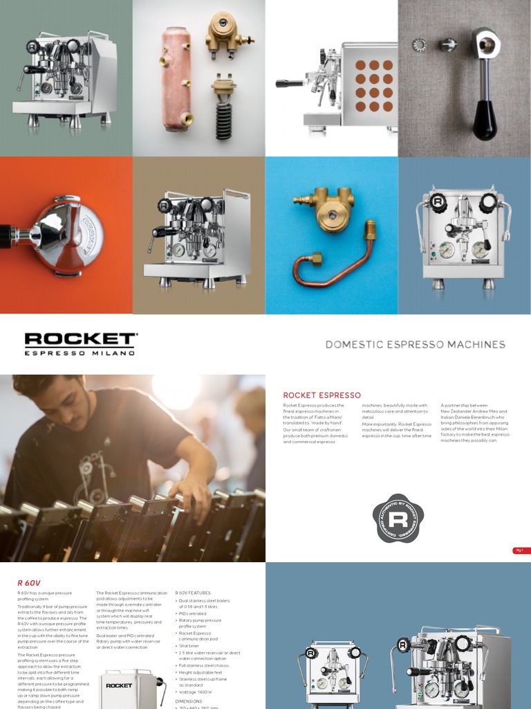Premium Domestic Espresso Machines | PDF | Manufactured Goods