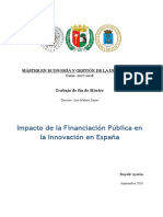 Impacto de La Financiacion Publica en Espana Buyatti Ayelen