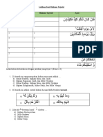 Latihan Soal Hukum Tajwid 2