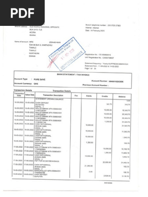 Bank Statements Comp