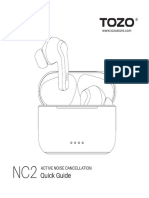 TOZO NC2 ANC Wireless Earbuds User Manual