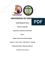 1.5 Ejercicios de Vectores I